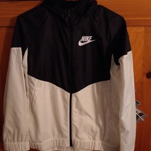 Youth Nike Black/White Hoodie
